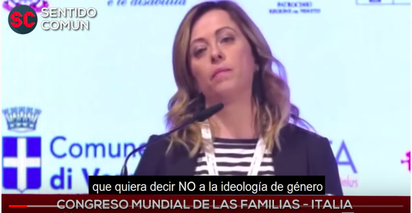 Impresionante discurso pro-vida y pro-familia de la diputada Giorgia Meloni