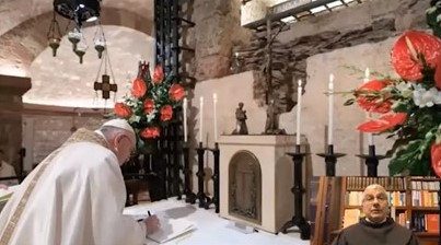 El Cardenal Osoro y los rectores de San Dámaso y Comillas analizan “Fratelli Tutti”