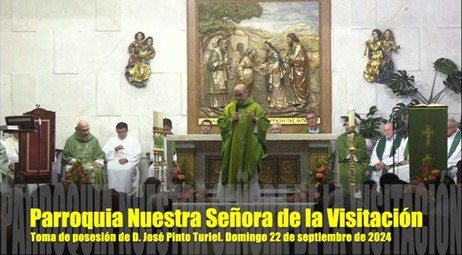 Toma de posesión del nuevo párroco D. Jesús Pinto Turiel en La Visitación. Las Rozas