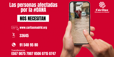 CÁRITAS ayuda a los afectados por la DANA